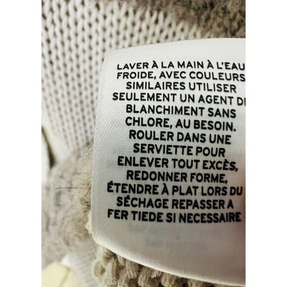 BP Cream Knit Cardigan Sweater Alpaca Wool Cotton Blend V-Neck Long Sleeve S - Picture 8 of 8